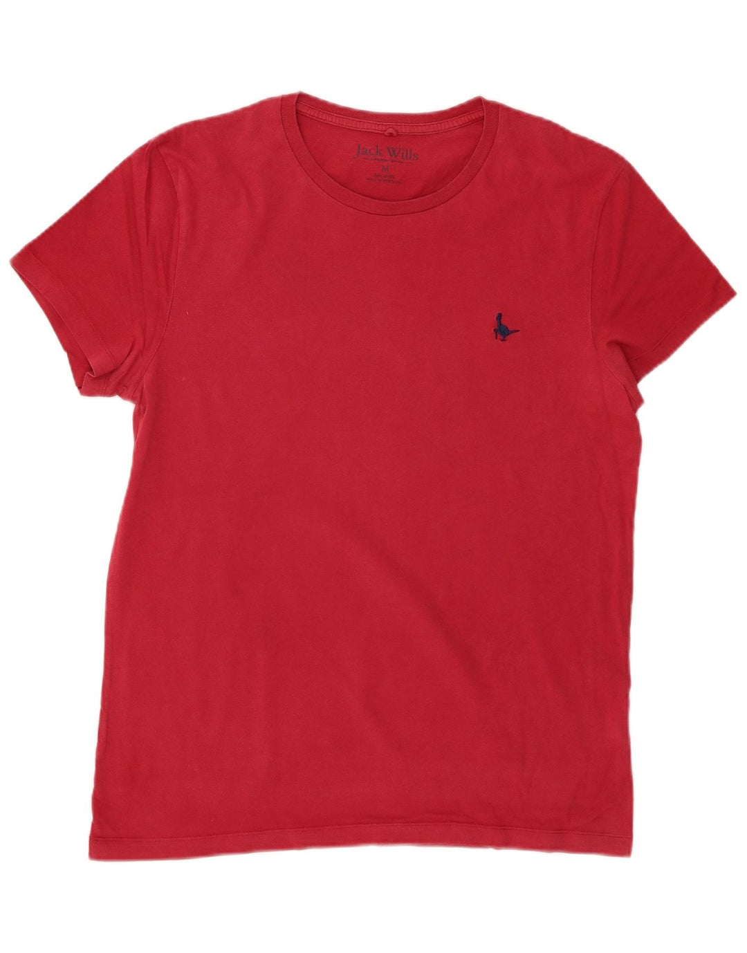 JACK WILLS T-Shirt Homme Rouge Moyen Coton