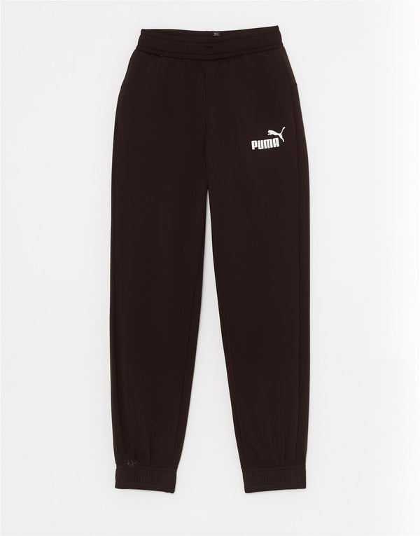Puma Pantalon de Survêtement Fille 11-12 ans Noir Polyester