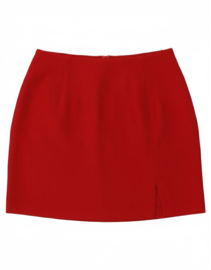 Aspesi Mini-jupe taille haute pour femme IT 42 Medium W25 Rouge