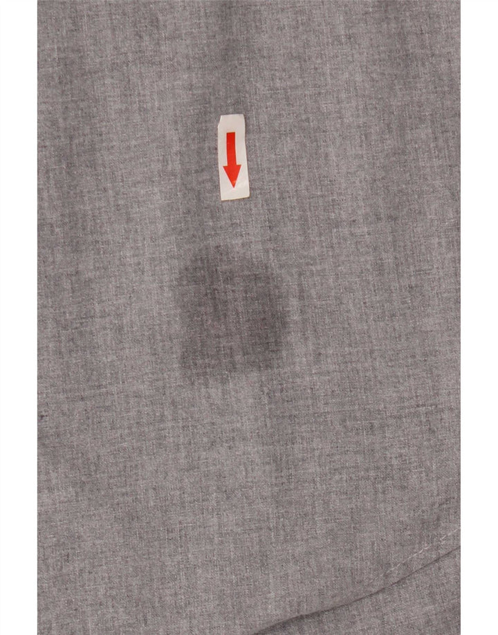 Benetton Chemise Homme Large Gris Coton