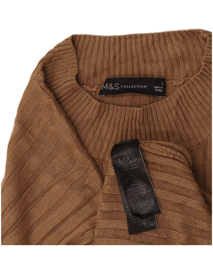 Marks & Spencer Débardeur surdimensionné pour femme UK 10 Small Marron Viscose
