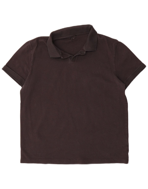 Hugo Boss Polo Homme 3XL Coton Noir