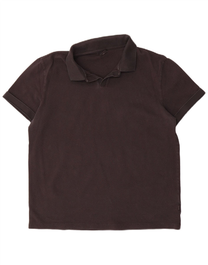 Hugo Boss Polo Homme 3XL Coton Noir