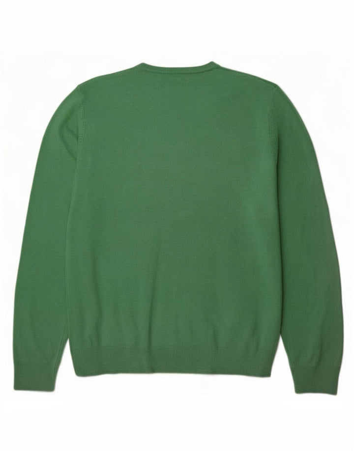 Marks & Spencer Pull col V pour homme en acrylique vert Taille L