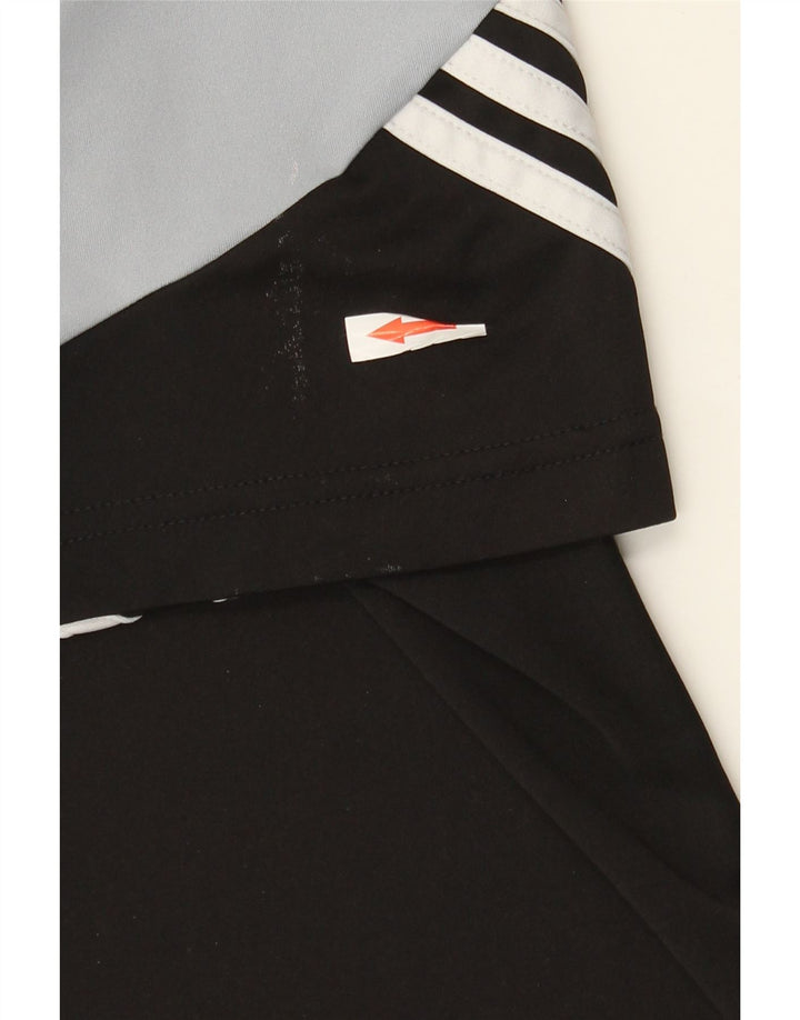 Adidas Hommes Climalite T-Shirt Haut Noir Colorblock Polyester