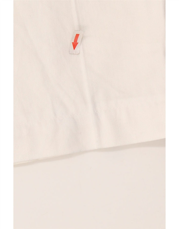 MASSIMO DUTTI Pantalon Chino Pegged Femme W30 L27 Blanc