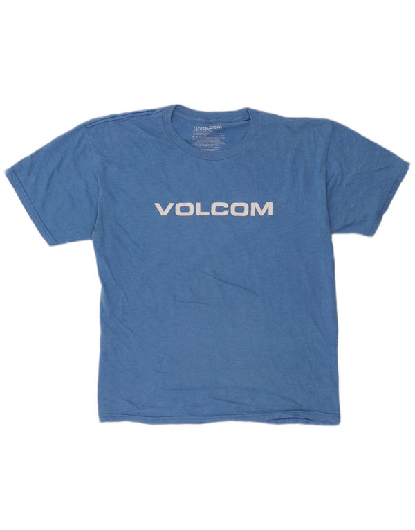 Volcom T-shirt graphique pour hommes, grand, bleu, coton