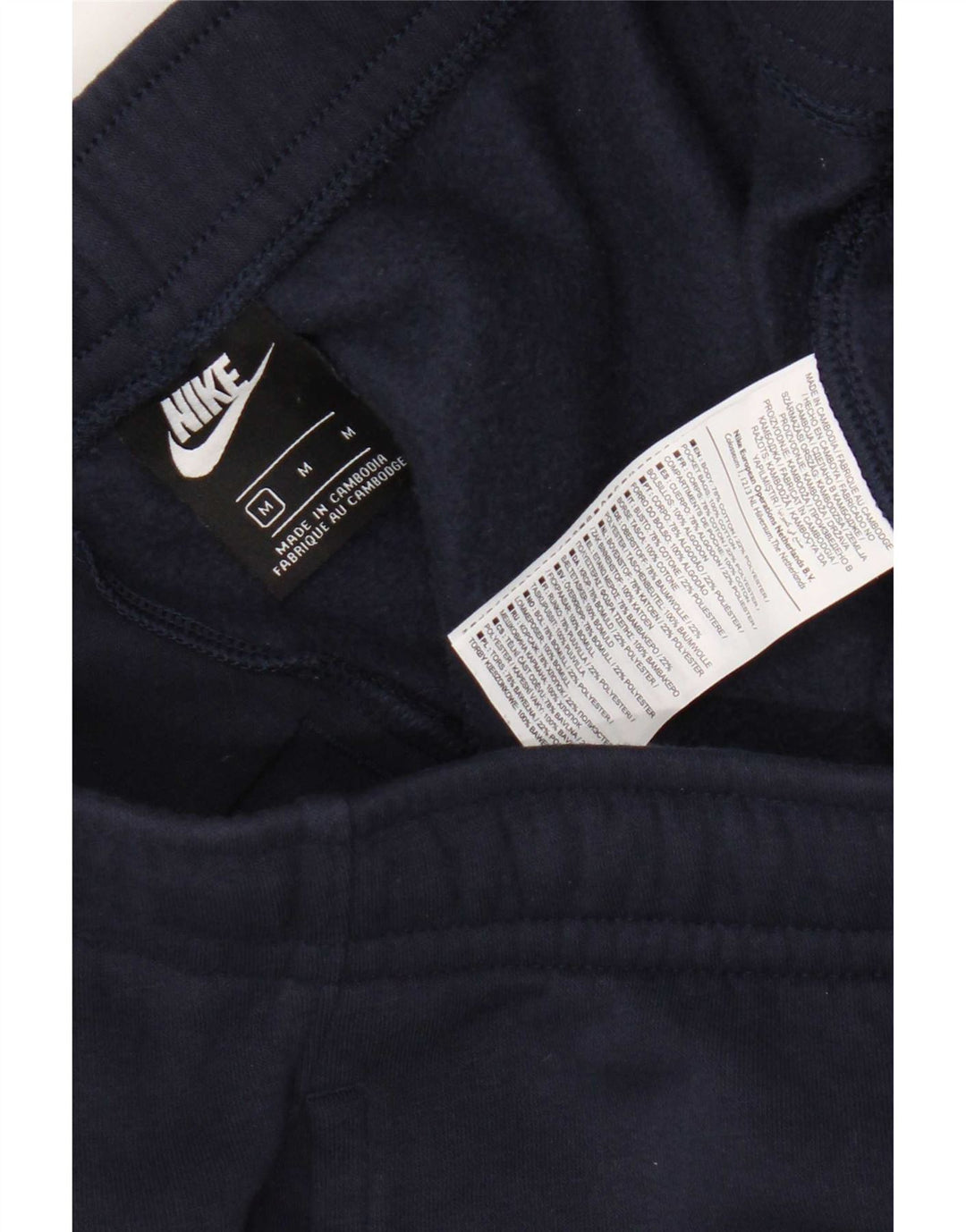 Nike Pantalon de survêtement pour homme en coton bleu marine moyen