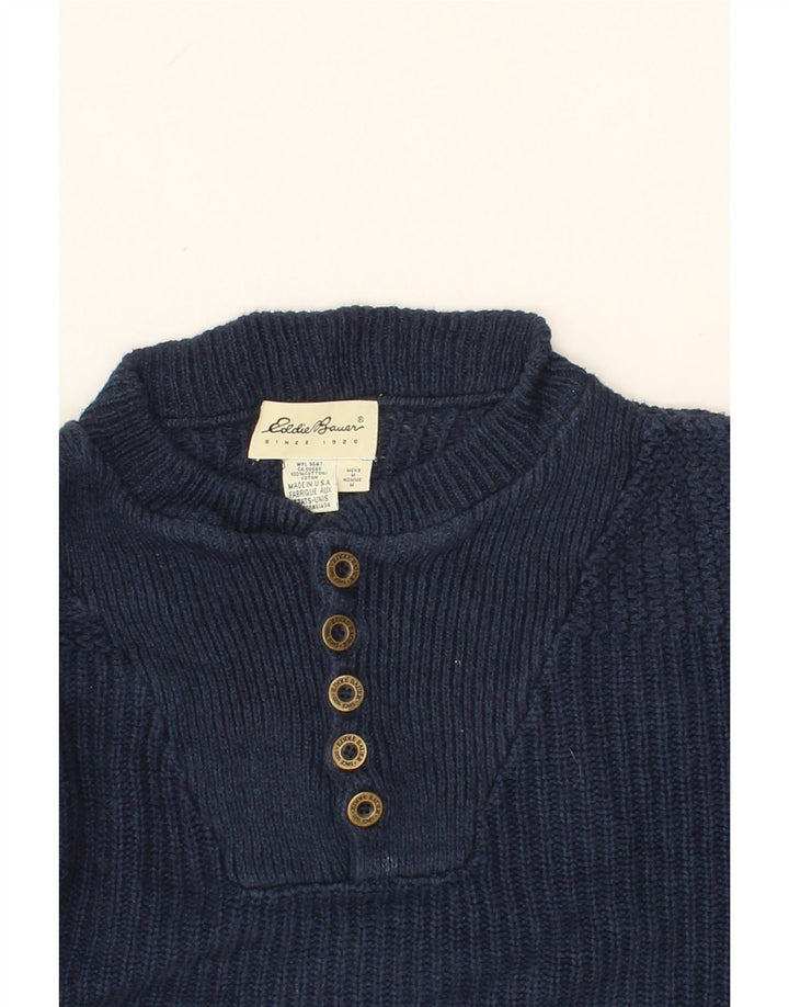 EDDIE BAUER Pull ample à col rond pour homme Bleu marine moyen