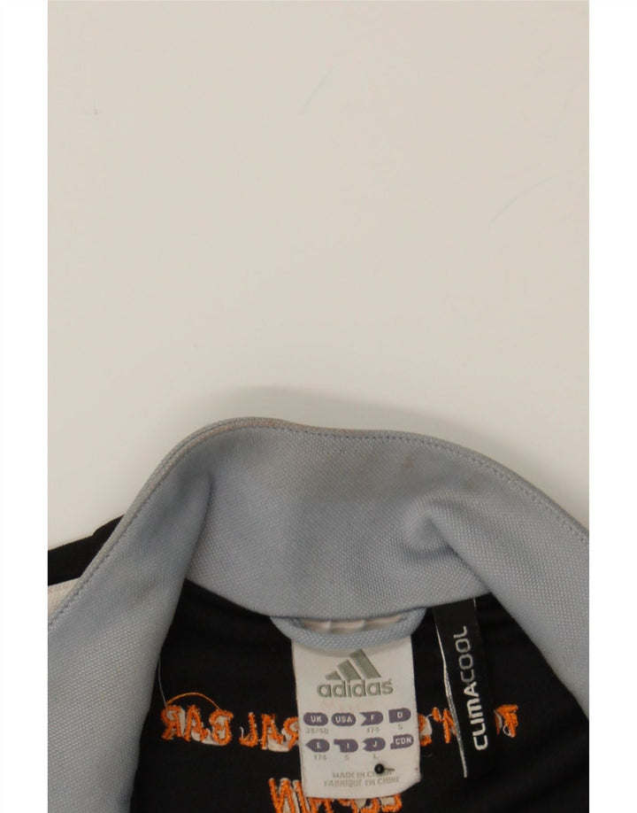 ADIDAS Mens Climacool Pullover Tracksuit Top UK 38/40 Medium Black Vintage Adidas and Second-Hand Adidas from Messina Hembry 