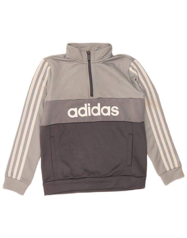 ADIDAS Sweat-shirt Aeroready Graphic pour garçon 9-10 ans Gris