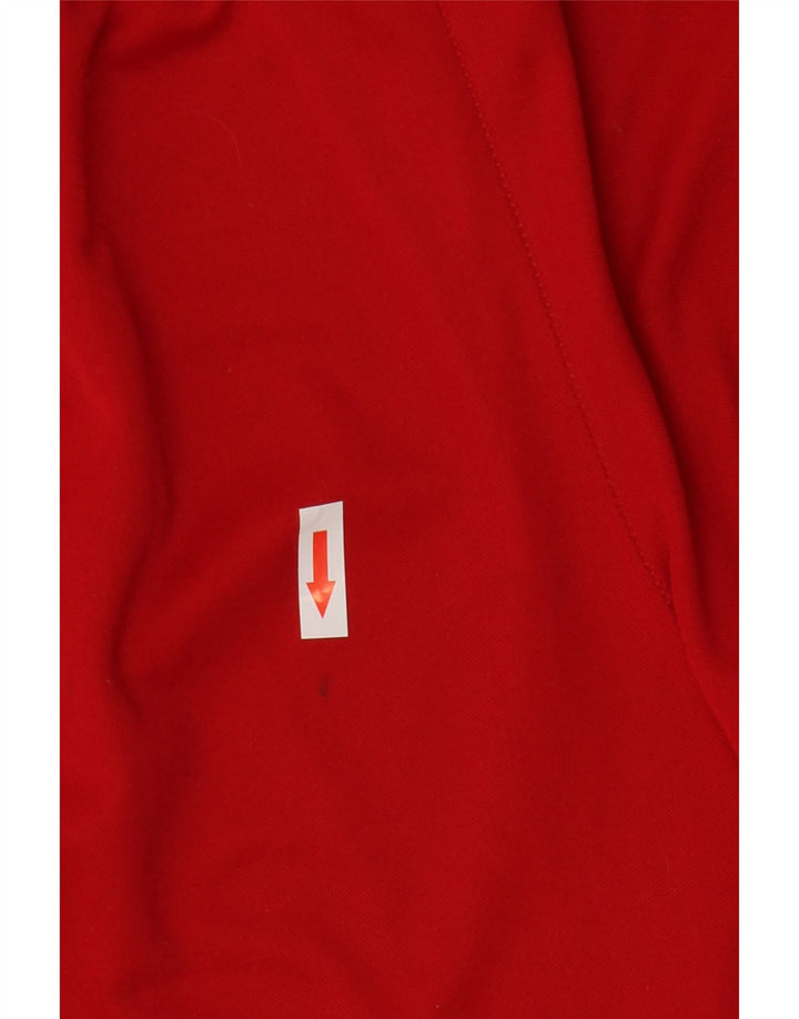 Adidas Short de sport Climalite pour homme, petit, rouge, polyester