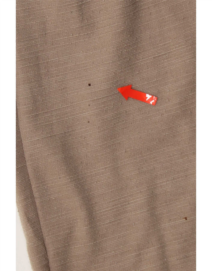 Zara Pantalon de survêtement court pour femme UK 12 Beige moyen