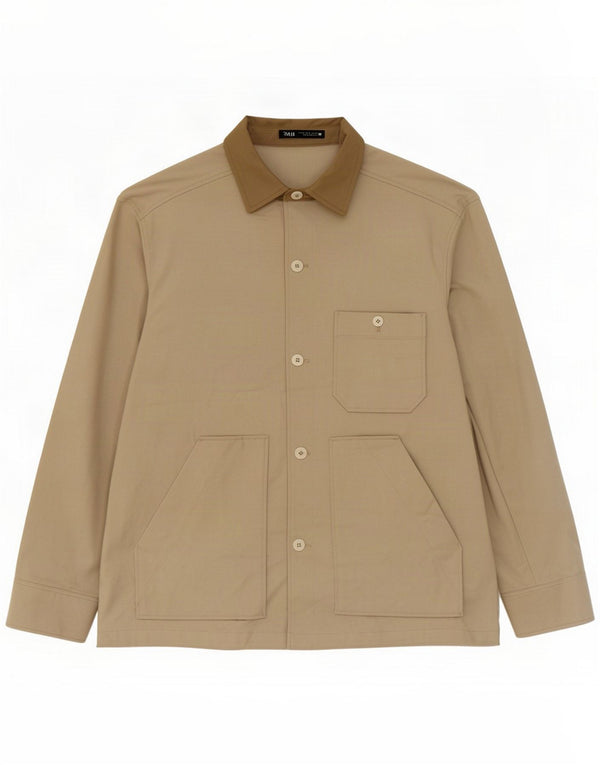 Zara Veste utilitaire pour homme UK 42 XL Coton beige