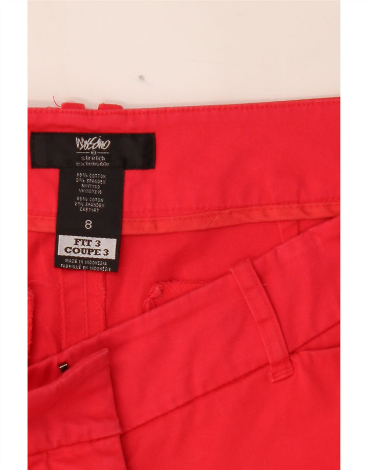MOSSIMO Womens Casual Shorts US 8 Medium W34  Red Cotton Vintage Mossimo and Second-Hand Mossimo from Messina Hembry 