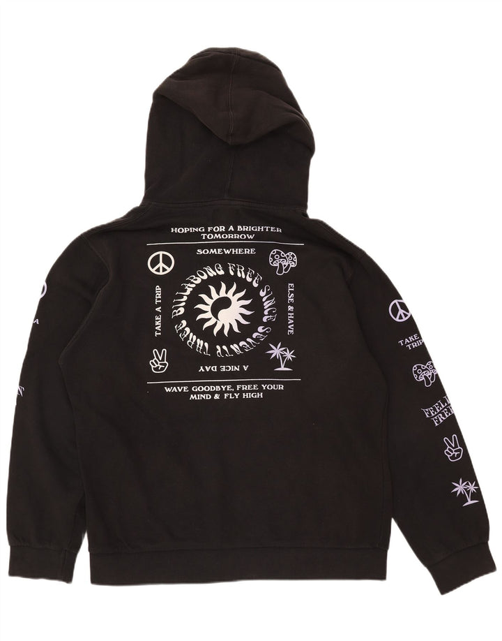 BILLABONG Pull à Capuche Graphique Homme Noir Moyen