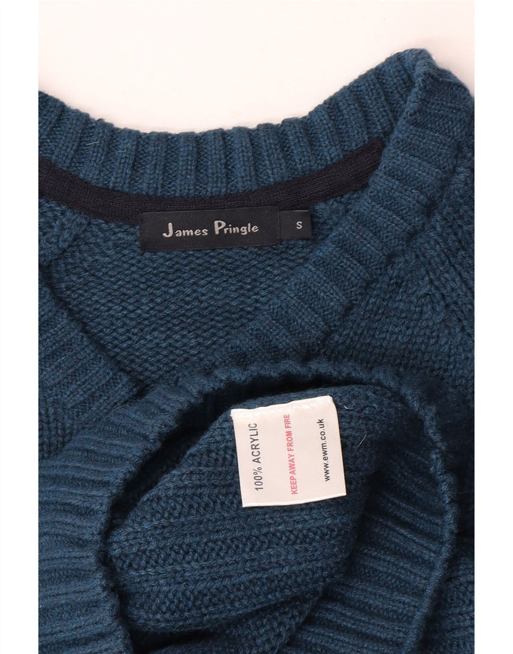 James Pringle Pull col V pour homme Petit Bleu Acrylique