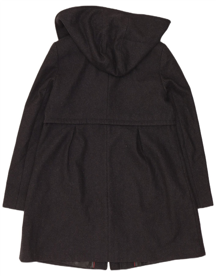 Dkny Manteau à capuche pour femme US 14 XL Laine grise