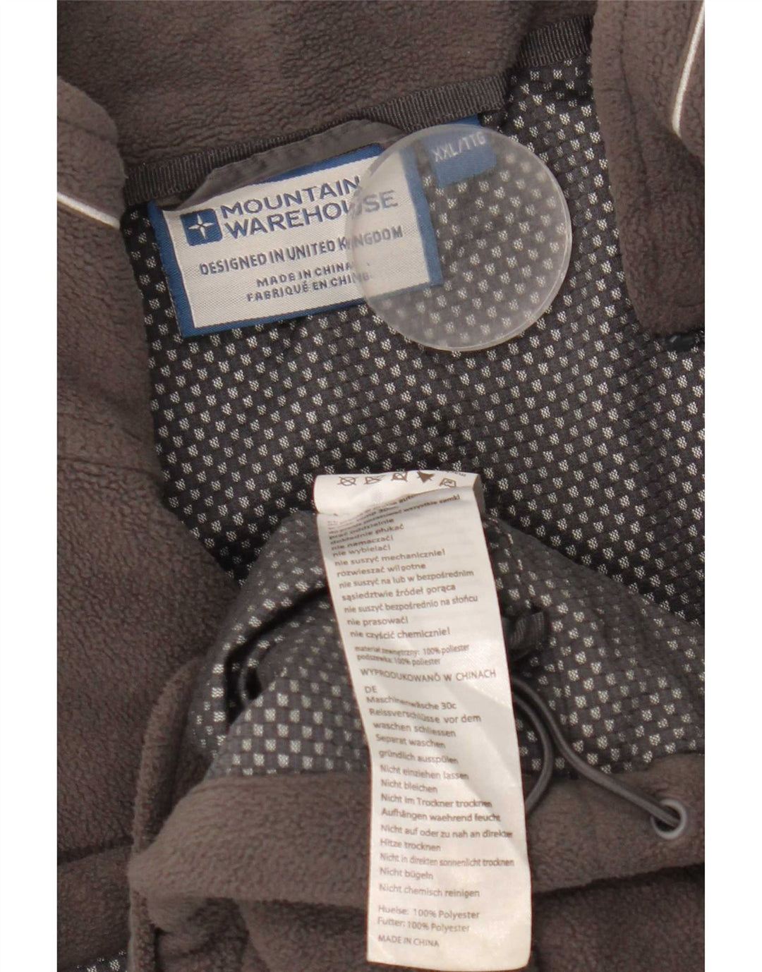 Mountain Warehouse Veste polaire pour homme UK 44 2XL Gris Polyester