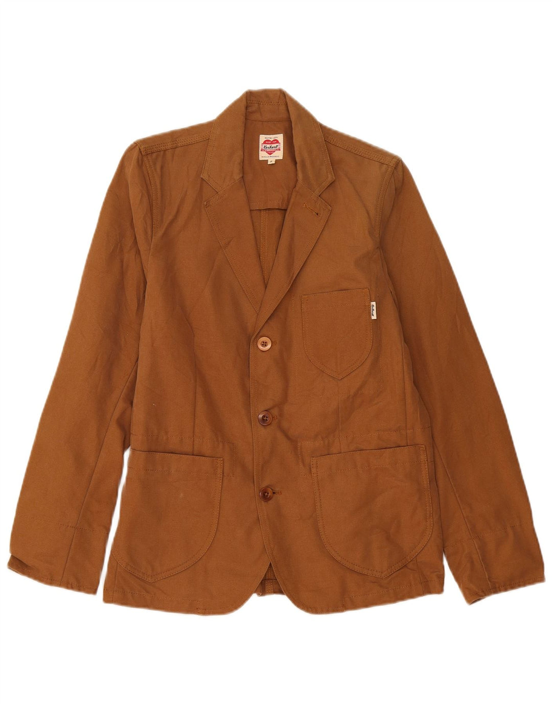 Carhartt Veste blazer à 3 boutons pour homme UK 38 en coton marron moyen