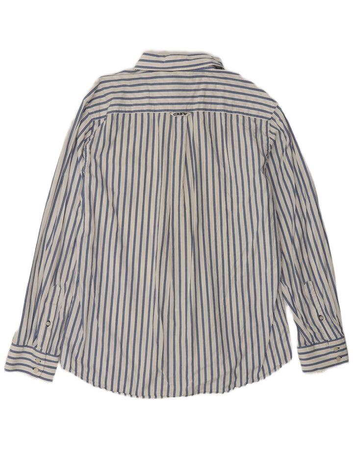 Crew Clothing Chemise coupe classique pour homme 2XL en coton rayé blanc