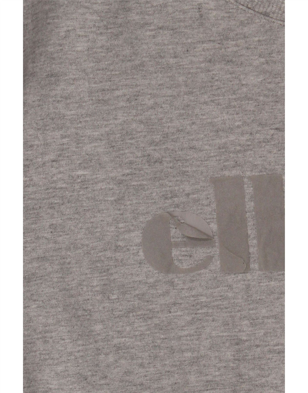 ELLESSE Pull Sweat Graphique Homme Gris Moyen Coton