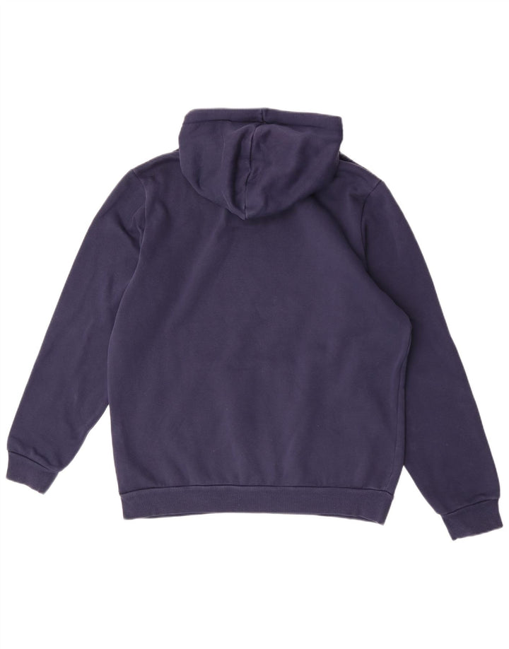 Puma Pull à Capuche Graphic Homme Bleu Marine Moyen Coton