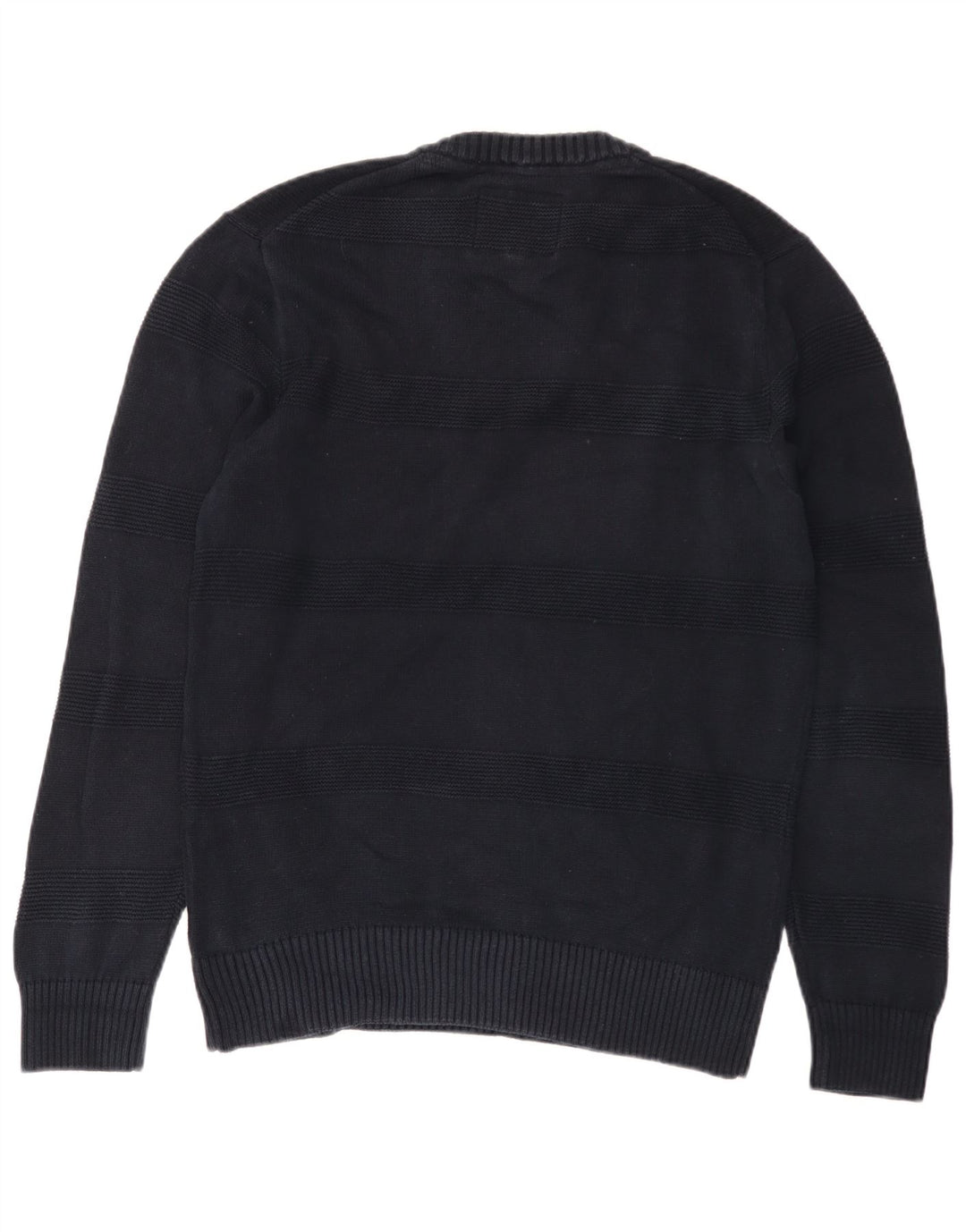 Howick Pull Col Rond Homme Bleu Marine Moyen Coton