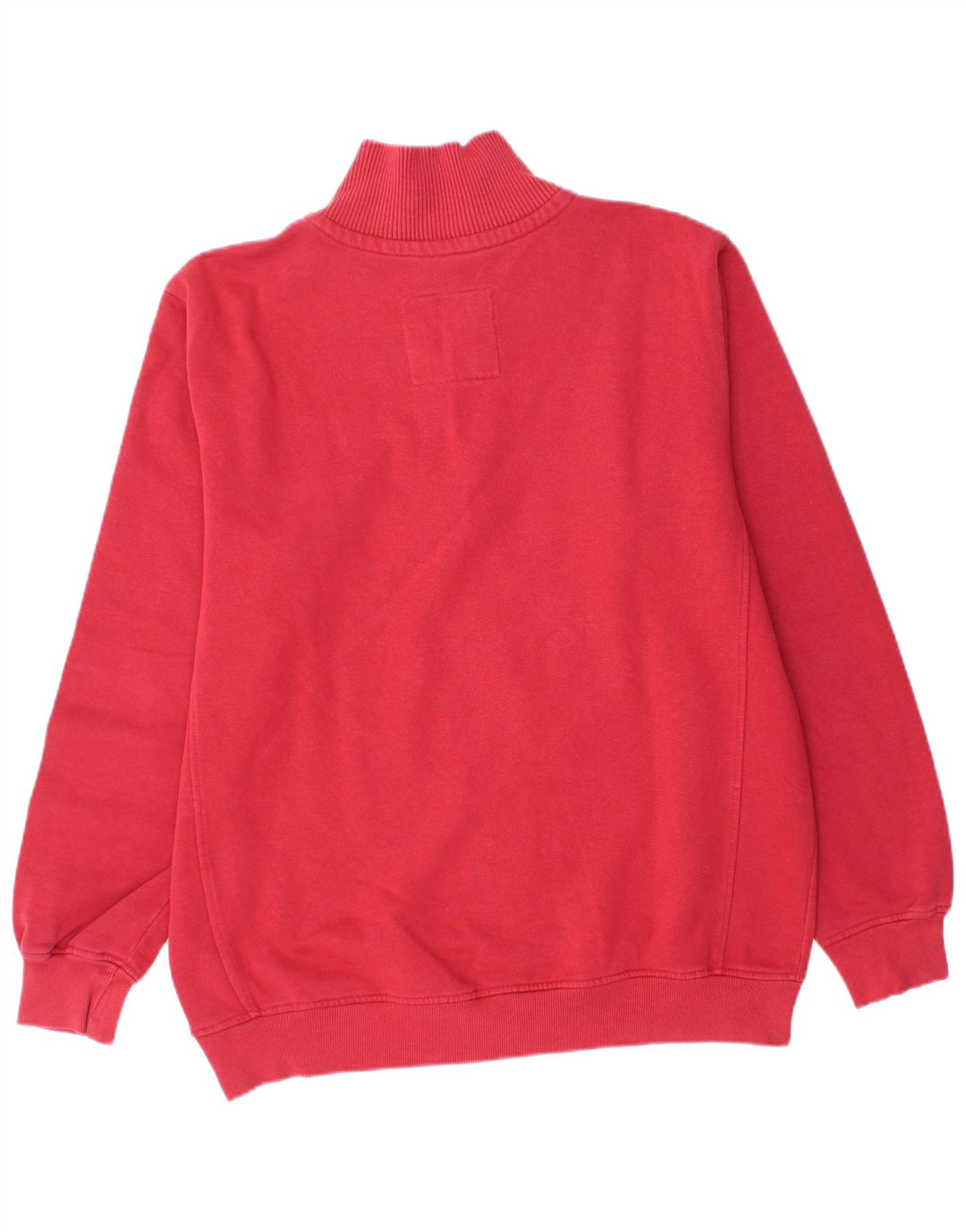 ROADSIGN AUSTRALIA Sweat-shirt à col zippé pour homme en coton rouge Taille L