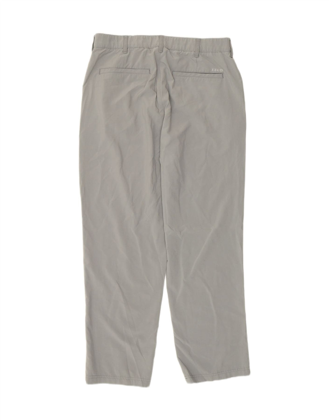 Izod Pantalon Chino Homme W34 L30 Gris Polyester
