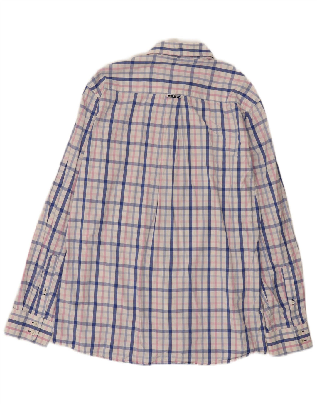 Crew Clothing Chemise classique pour homme en coton à carreaux multicolores