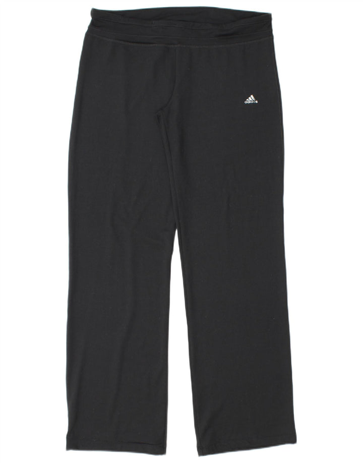 ADIDAS Pantalon de survêtement Climalite pour femme UK 12/14 Noir moyen