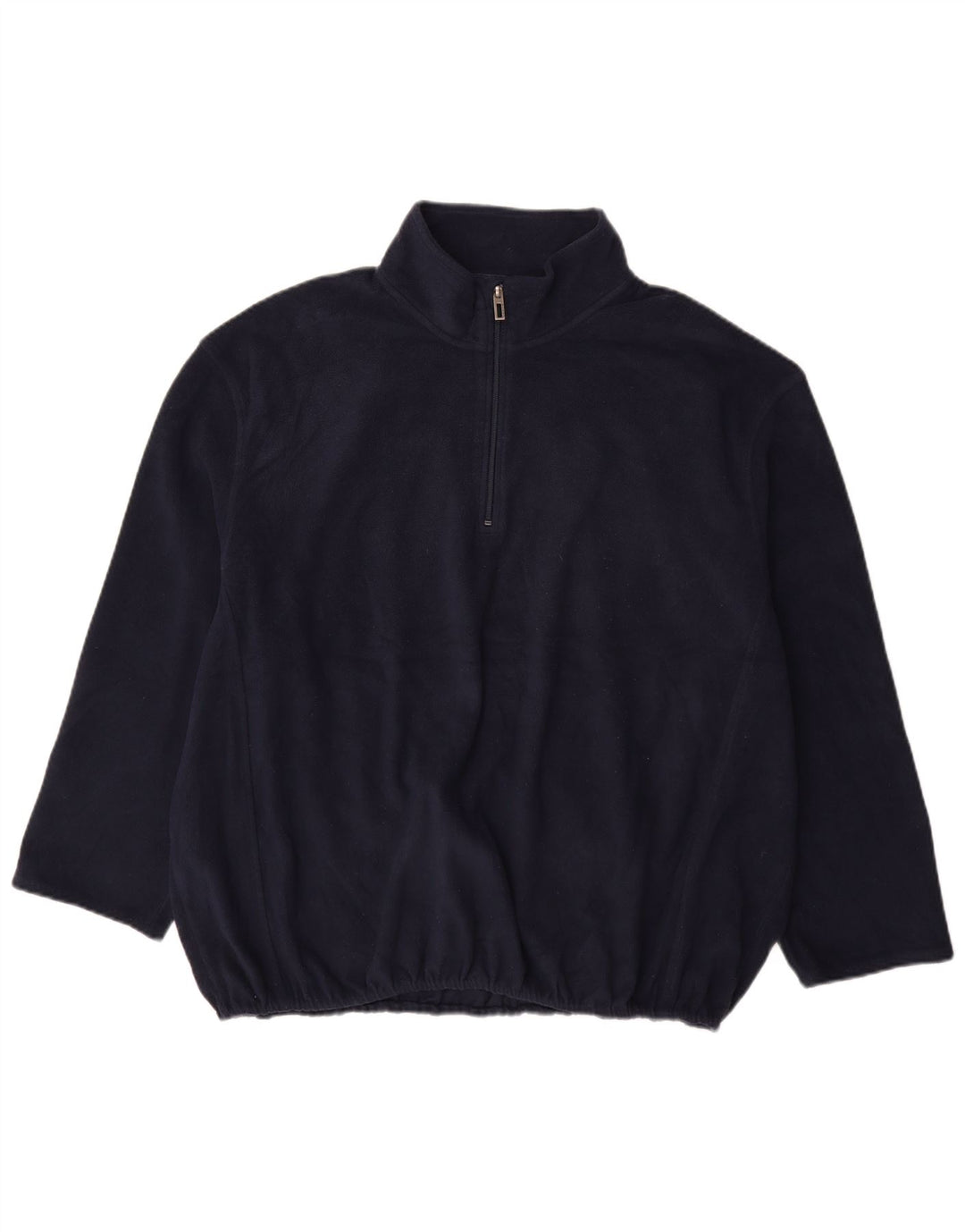 Canda Pull polaire à col zippé pour homme 3XL Bleu marine
