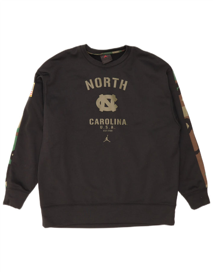 JORDAN Sweat-shirt North Carolina pour homme, camouflage noir moyen