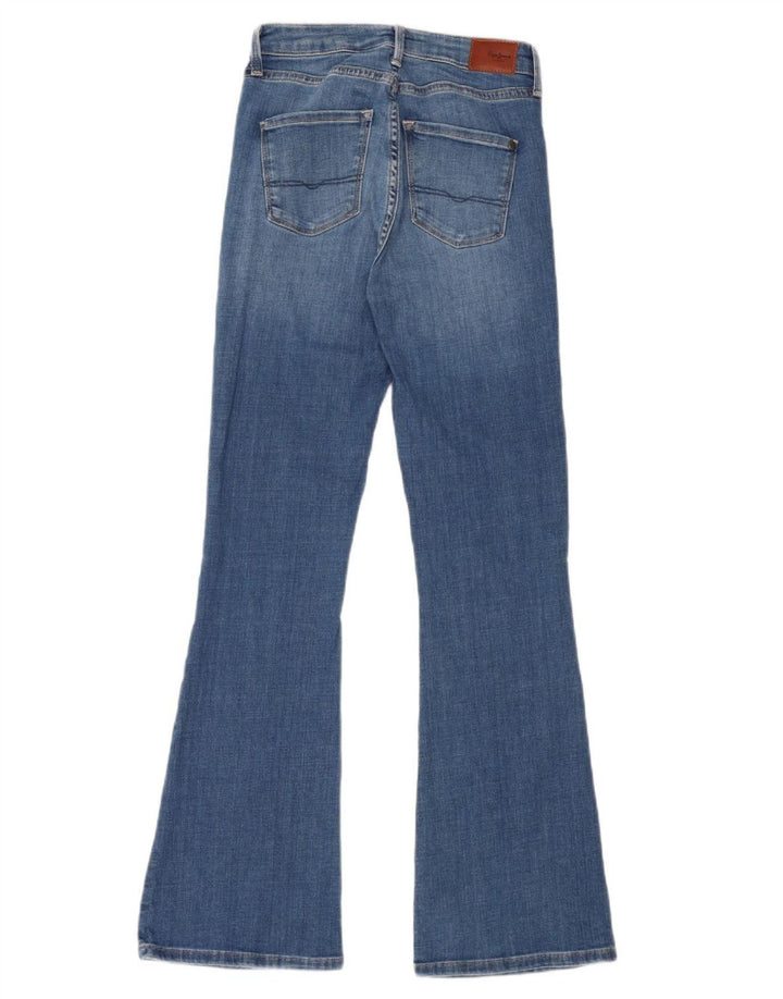 PEPE JEANS Jean évasé taille haute pour femme W25 L30 en coton bleu