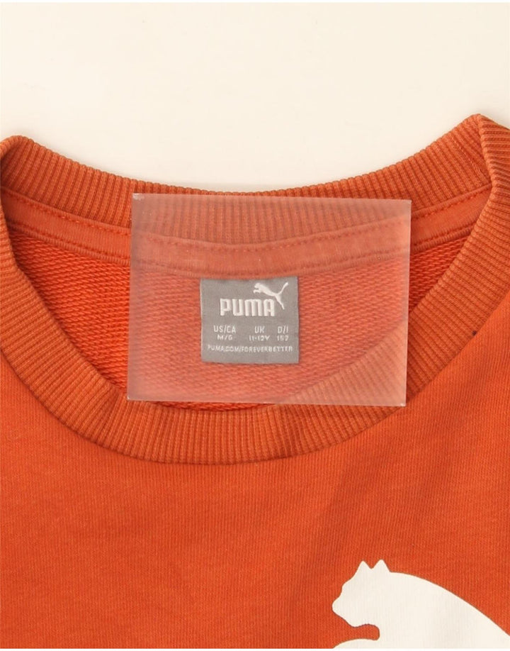 Puma Sweat-shirt graphique garçon 11-12 ans Orange