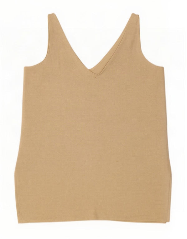 Marks & Spencer Débardeur Femme UK 18 XL Beige Viscose