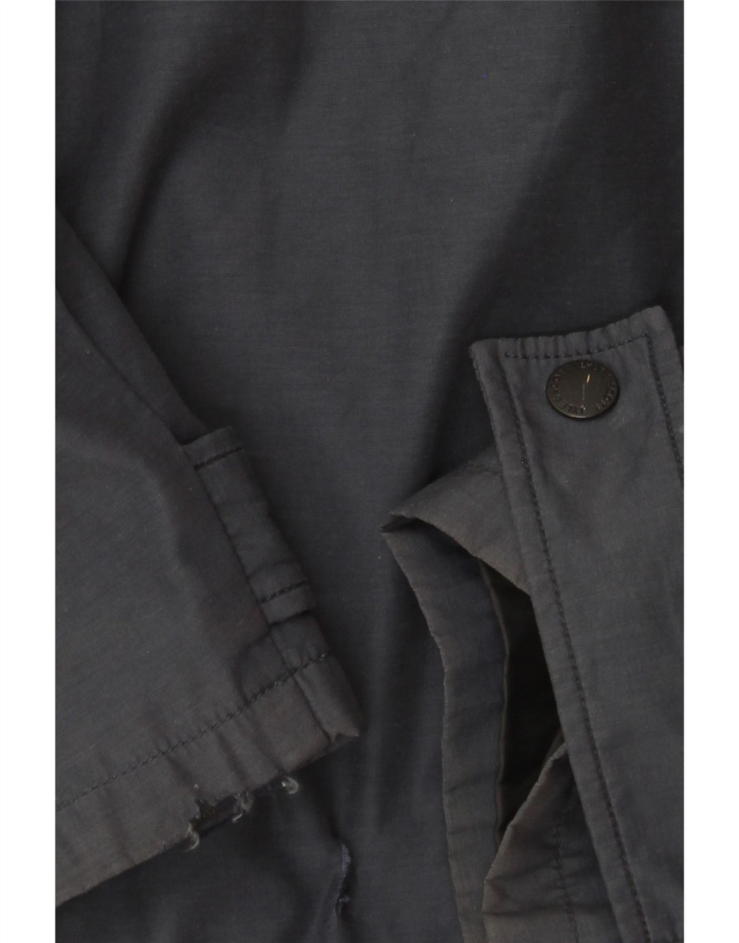 LYLE & SCOTT Veste coupe-vent à capuche pour homme UK 40 Large Bleu Marine Nylon