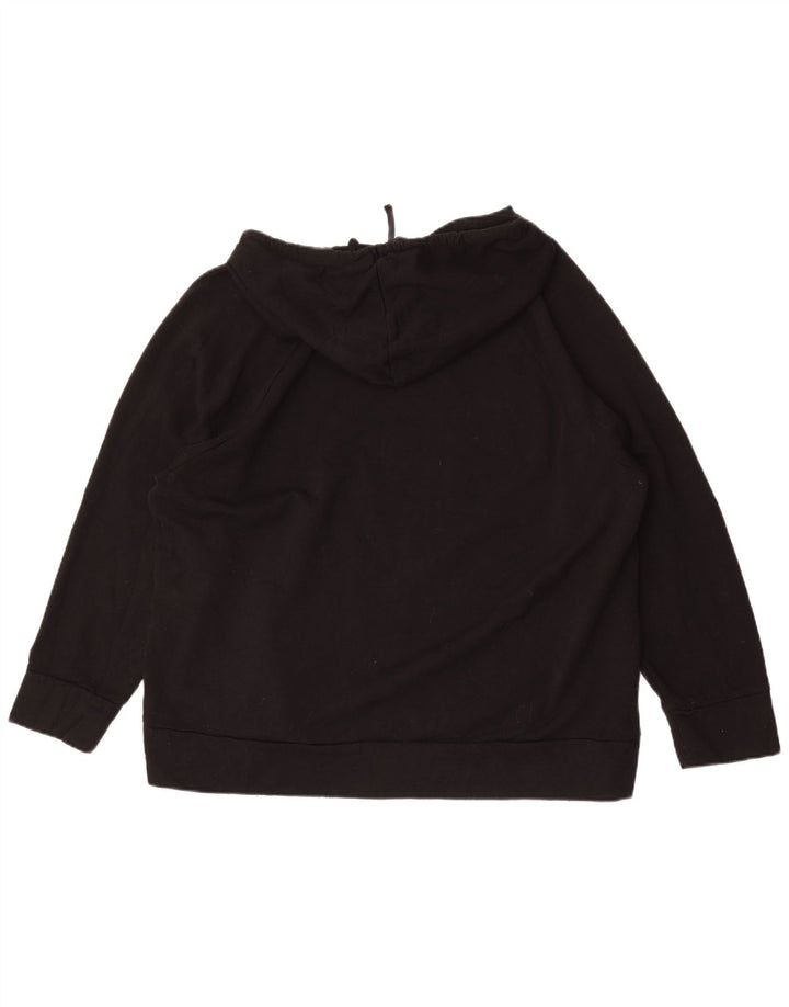 Eddie Bauer Pull à capuche pour femme UK 20 2XL Noir Polyester
