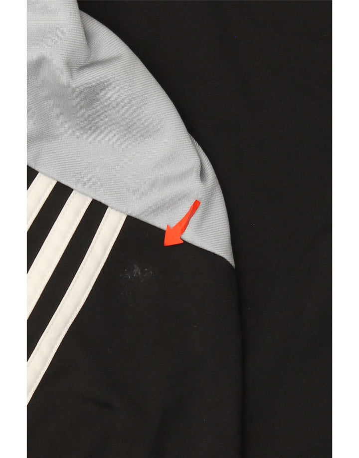 Adidas Veste de survêtement pour homme Petit Noir Colorblock Polyester