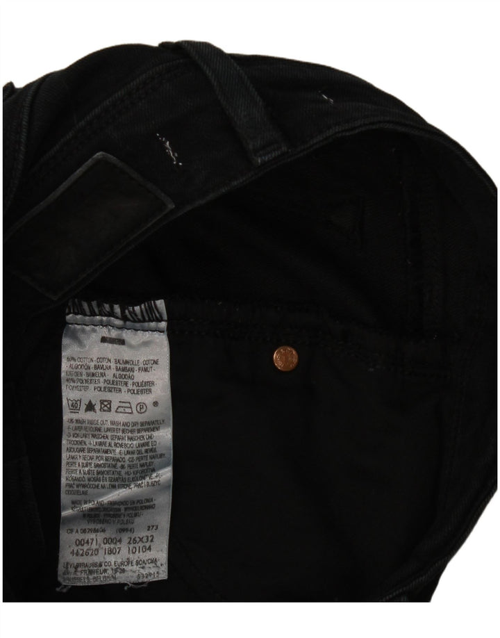 Levi's Jean Slim 471 Femme W26 L28 Coton Noir