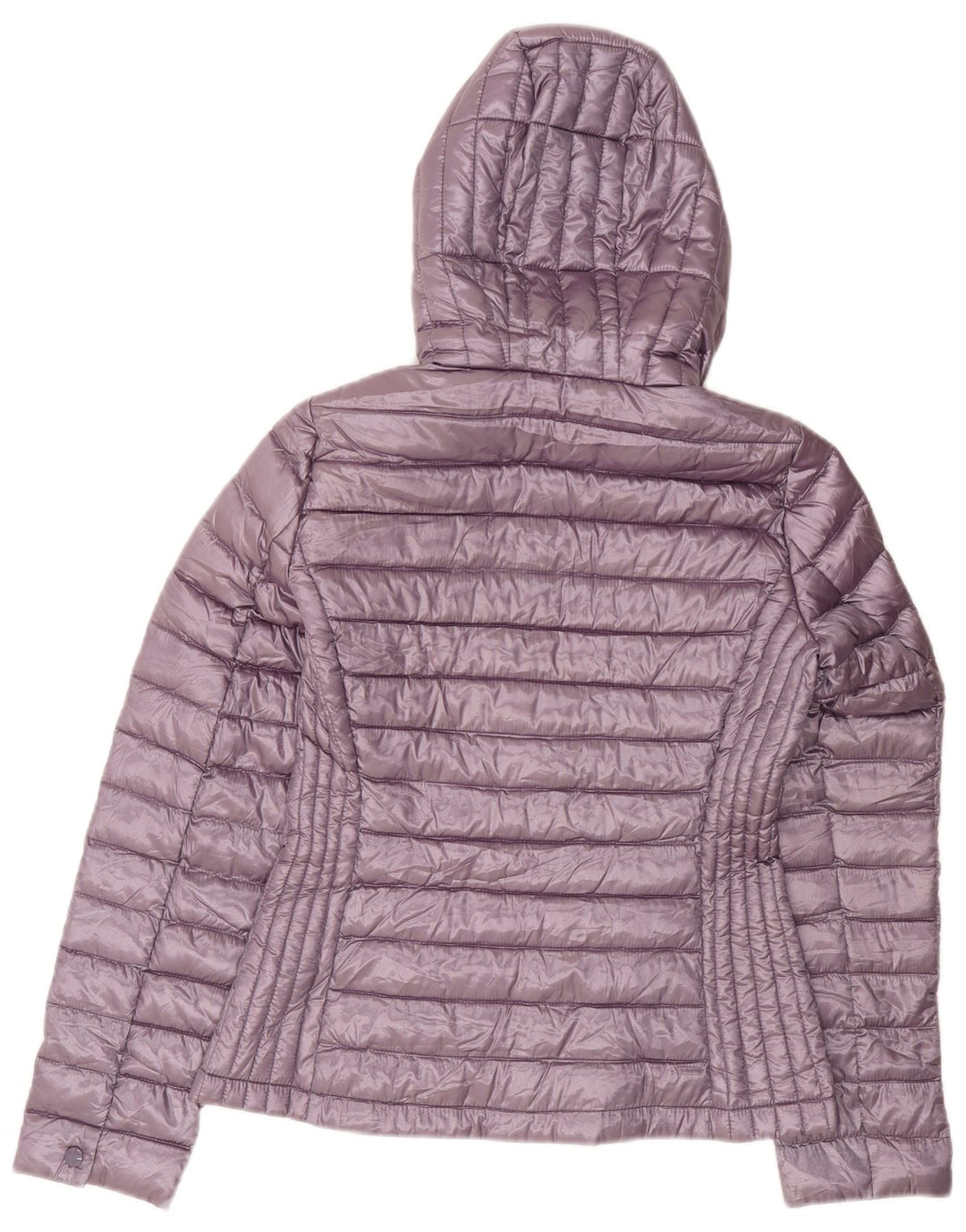 Calvin Klein Veste matelassée à capuche pour femme UK 10 Small Violet Polyester