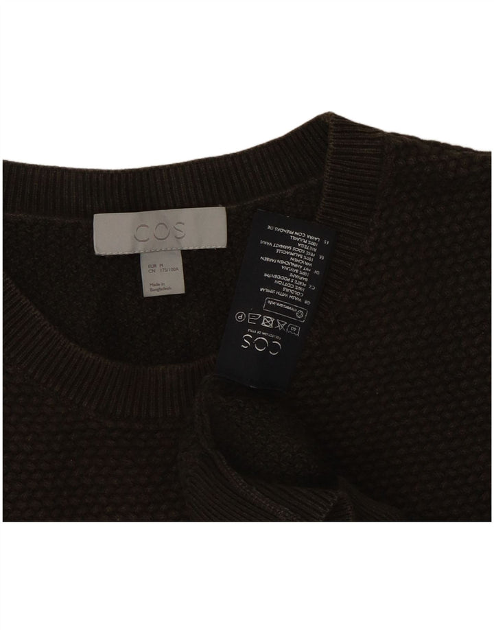 Cos Pull col rond homme en coton kaki moyen