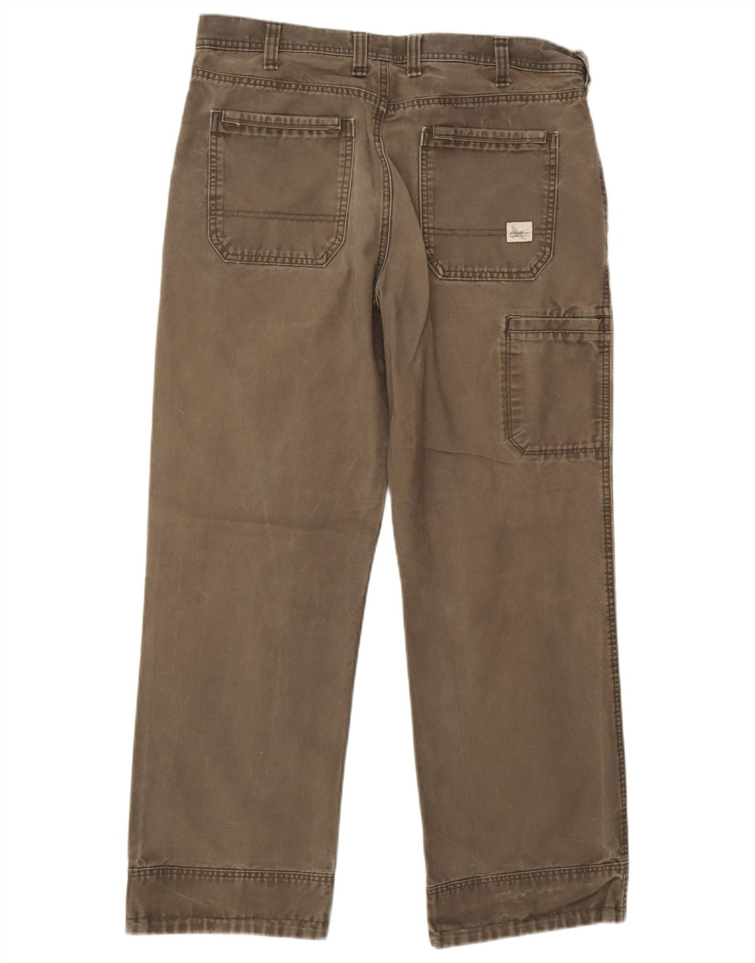 Eddie Bauer Pantalon cargo droit pour homme W36 L30 Gris Coton