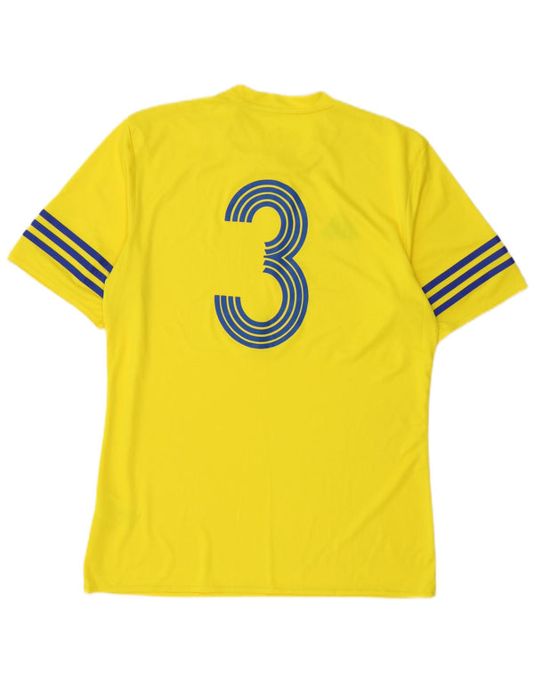Adidas Homme Climalite Graphic T-Shirt Haut Jaune Moyen Polyester