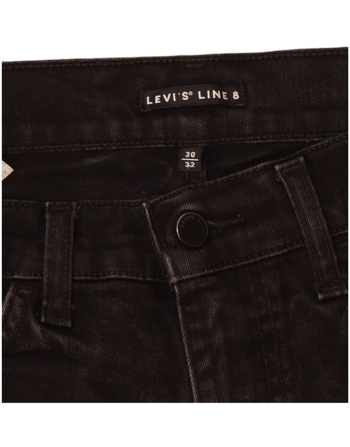 Levi's Jean Slim Line 8 Femme W30 L32 Coton Noir
