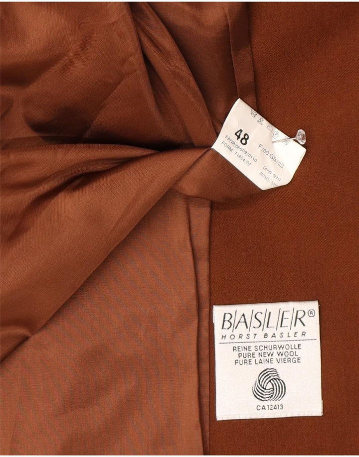 Basler Veste Blazer 2 Boutons Femme EU 48 2XL Marron Coton