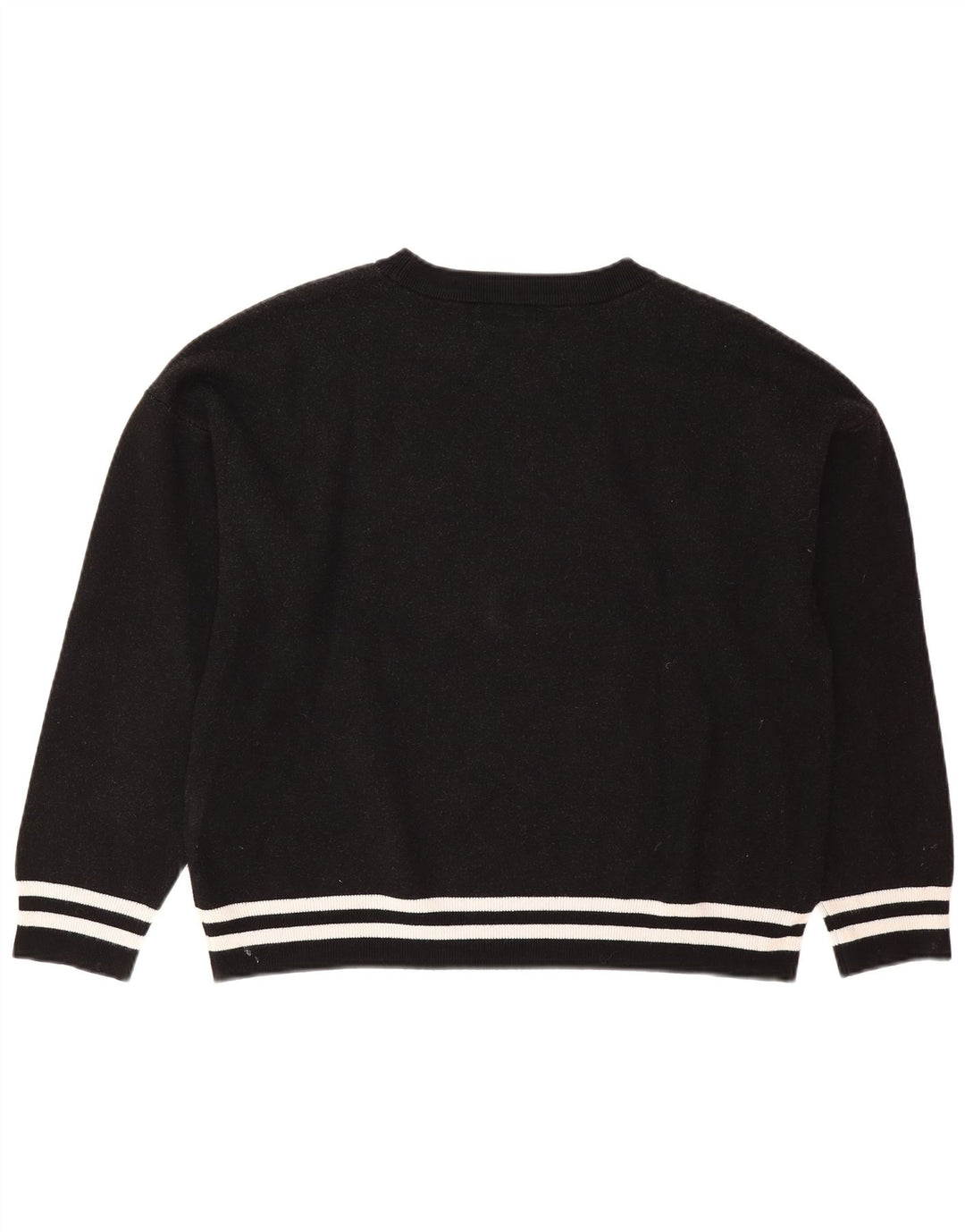 Dkny Sweat-shirt graphique surdimensionné pour femme UK 16 Large Viscose noire
