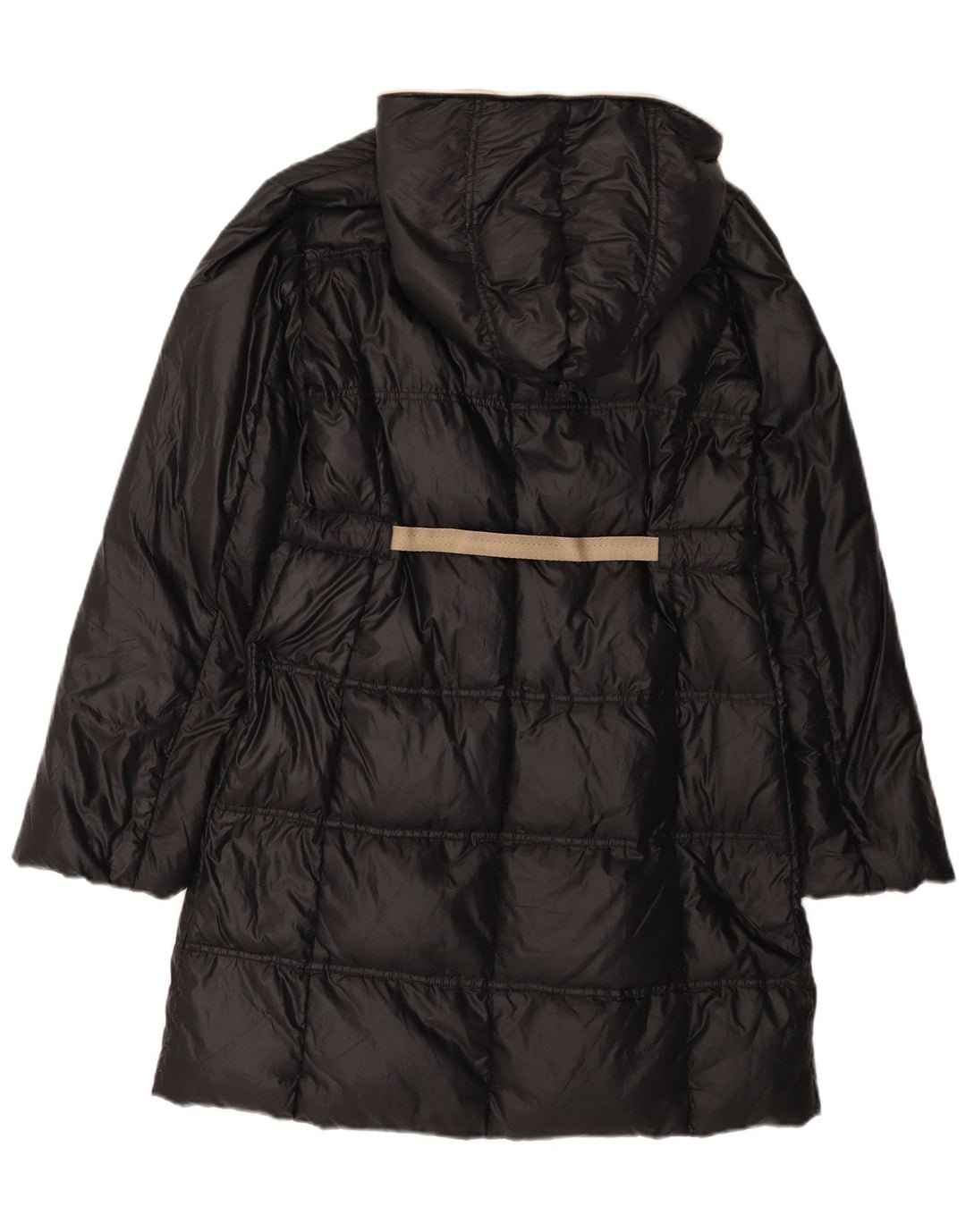 Henry Cottons Manteau matelassé à capuche pour femme IT 48 XL Noir Polyamide