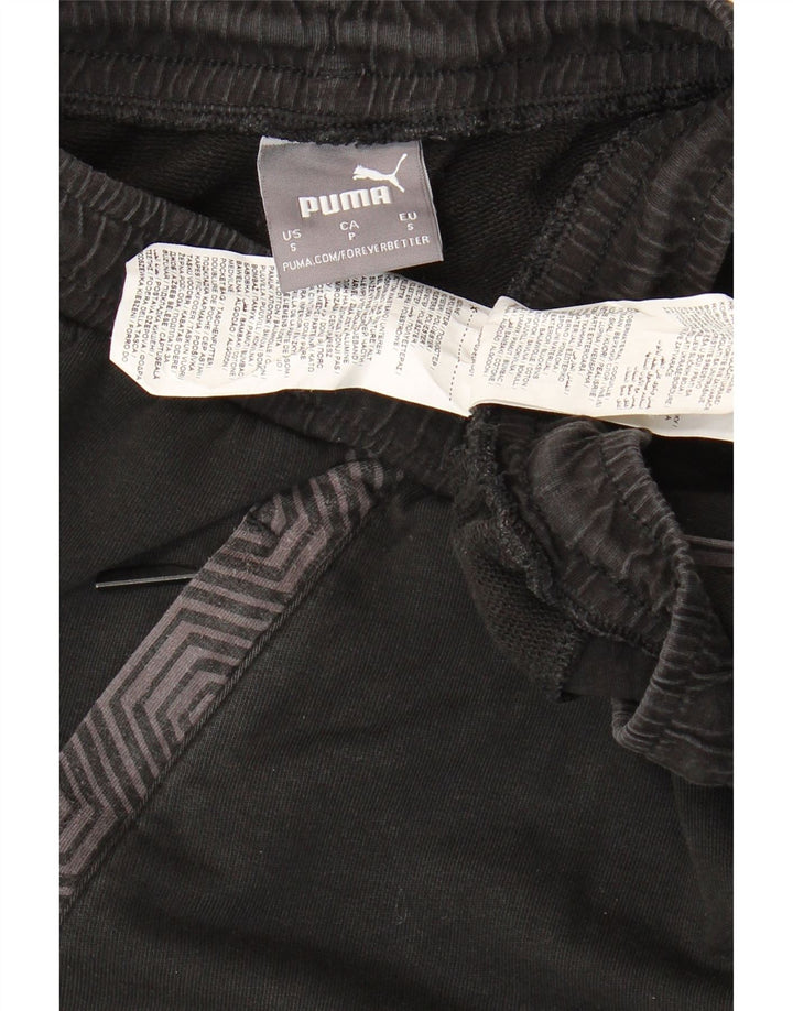 Puma Short de sport pour homme, petit, noir, coton